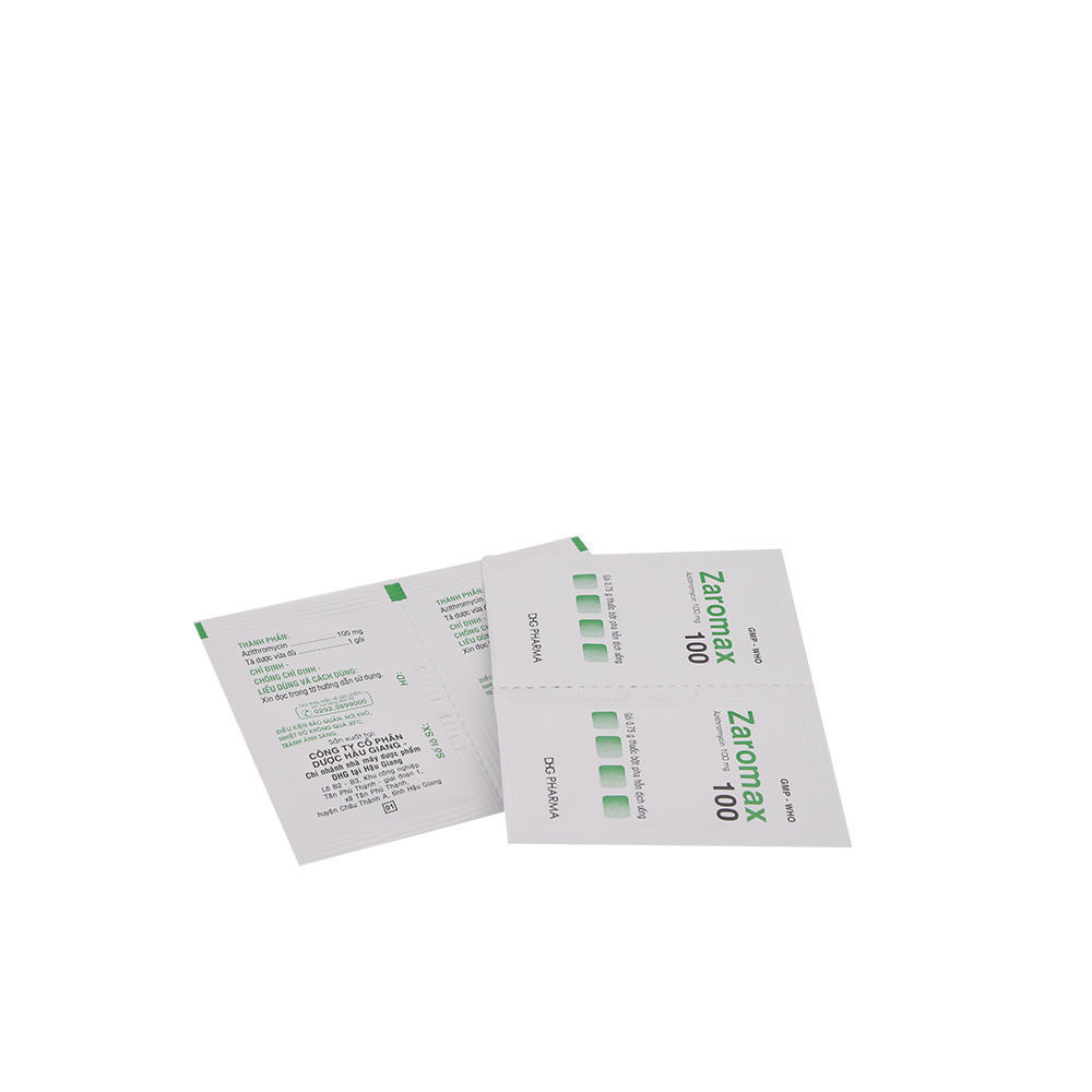 Zaromax 100 Hộp 24 gói x 0,75g DHG