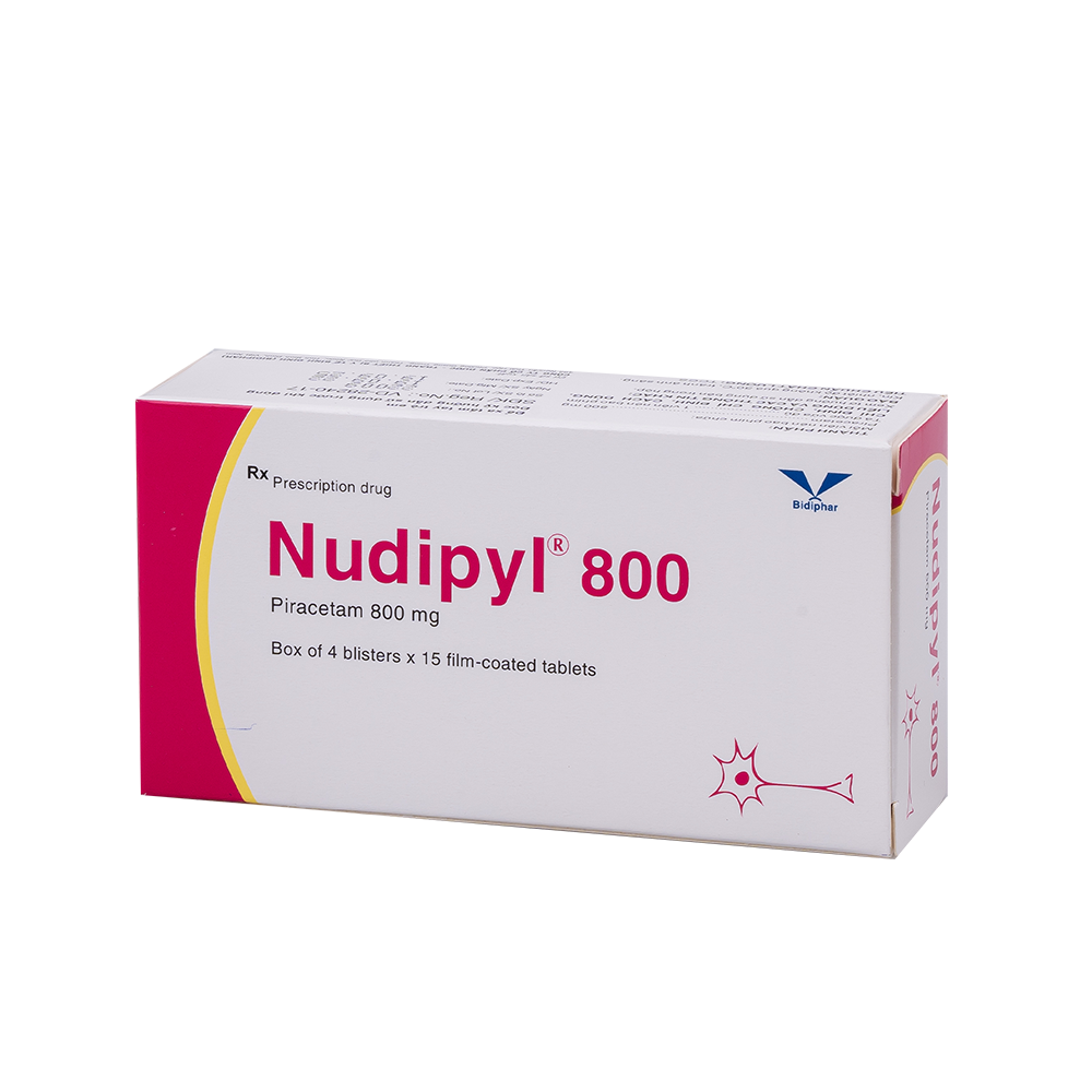 Nudipyl 800 H/60 Hộp 4 Vỉ x 15 Viên Bidiphar