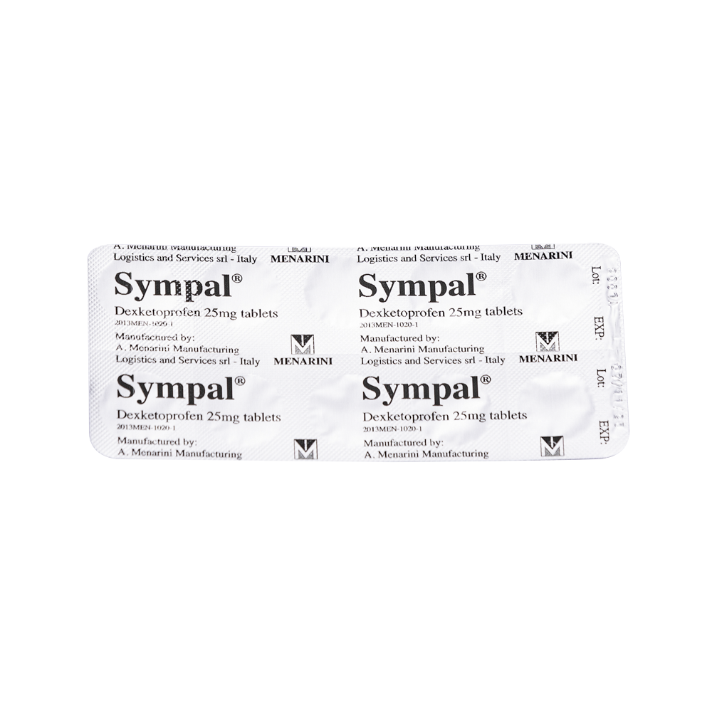 SYMPAL TABLET 25MG 2x10'S 20 Viên/ hộp Menarini