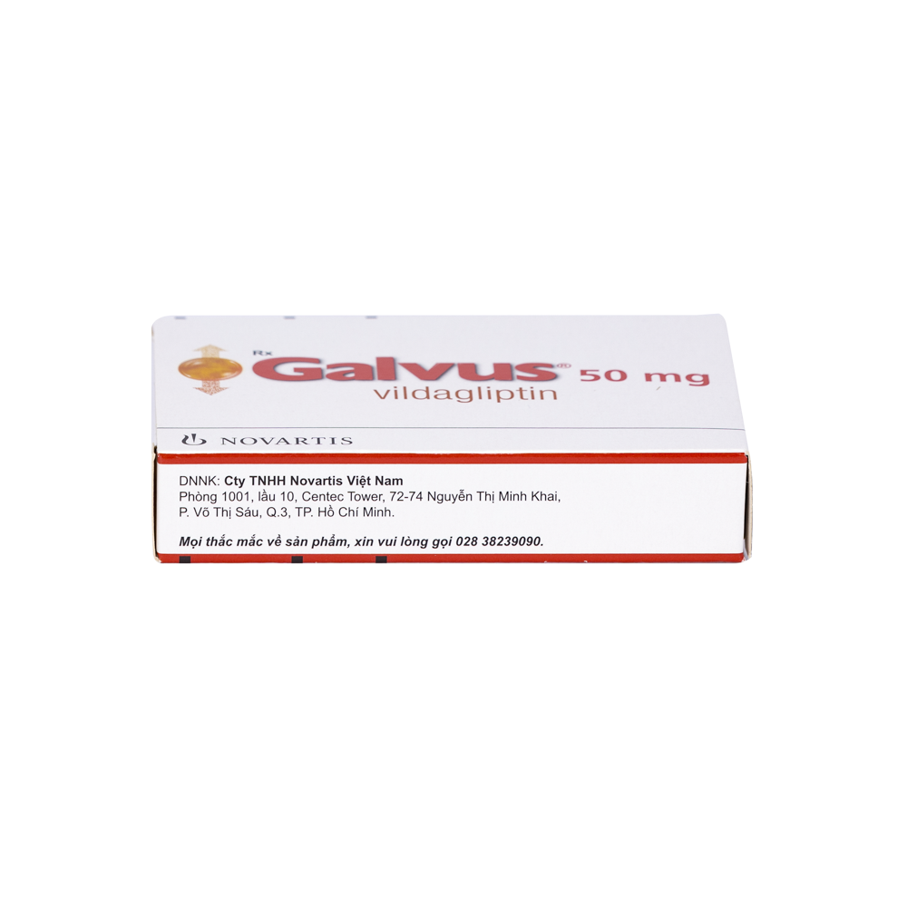 GALVUS 50MG Hộp 2 vỉ x 14 viên Novartis