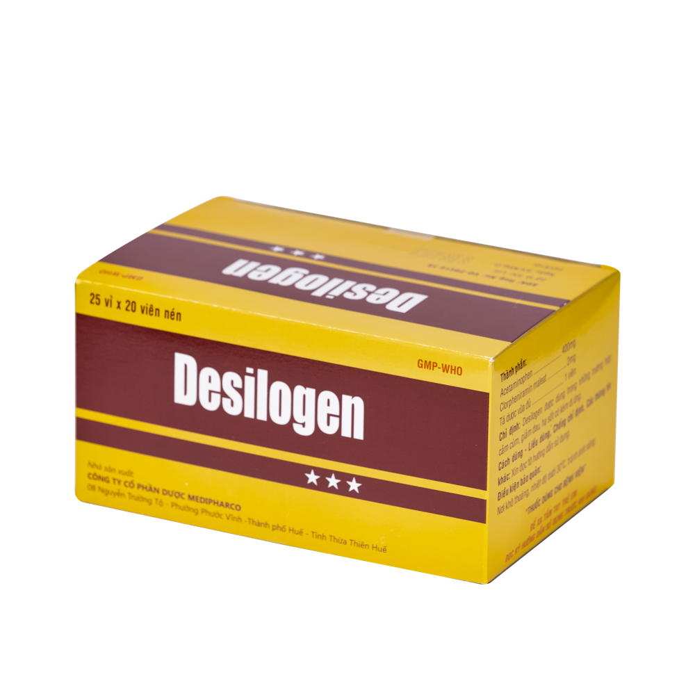Desilogen Hộp x 25 vỉ x 20 VNE