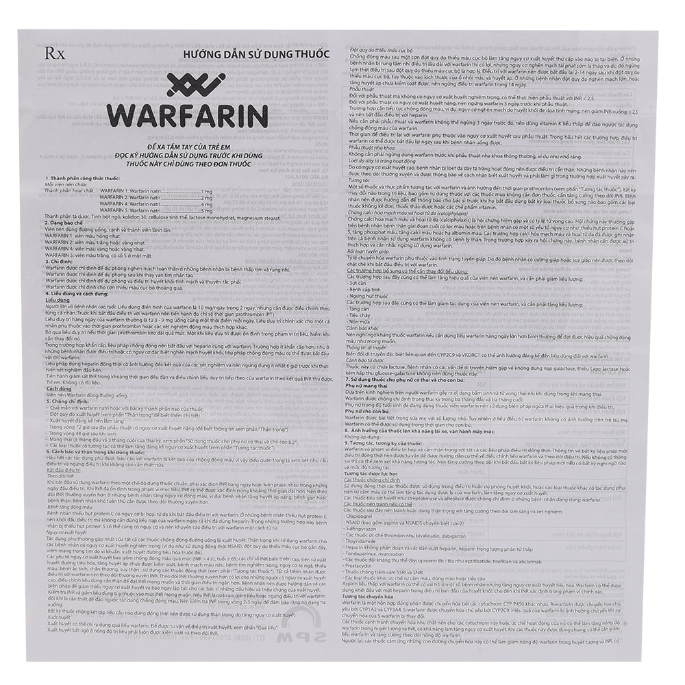 Warfarin 2
