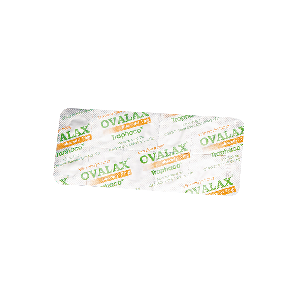 Ovalax Hộp 1 vỉ x 10 viên Traphaco