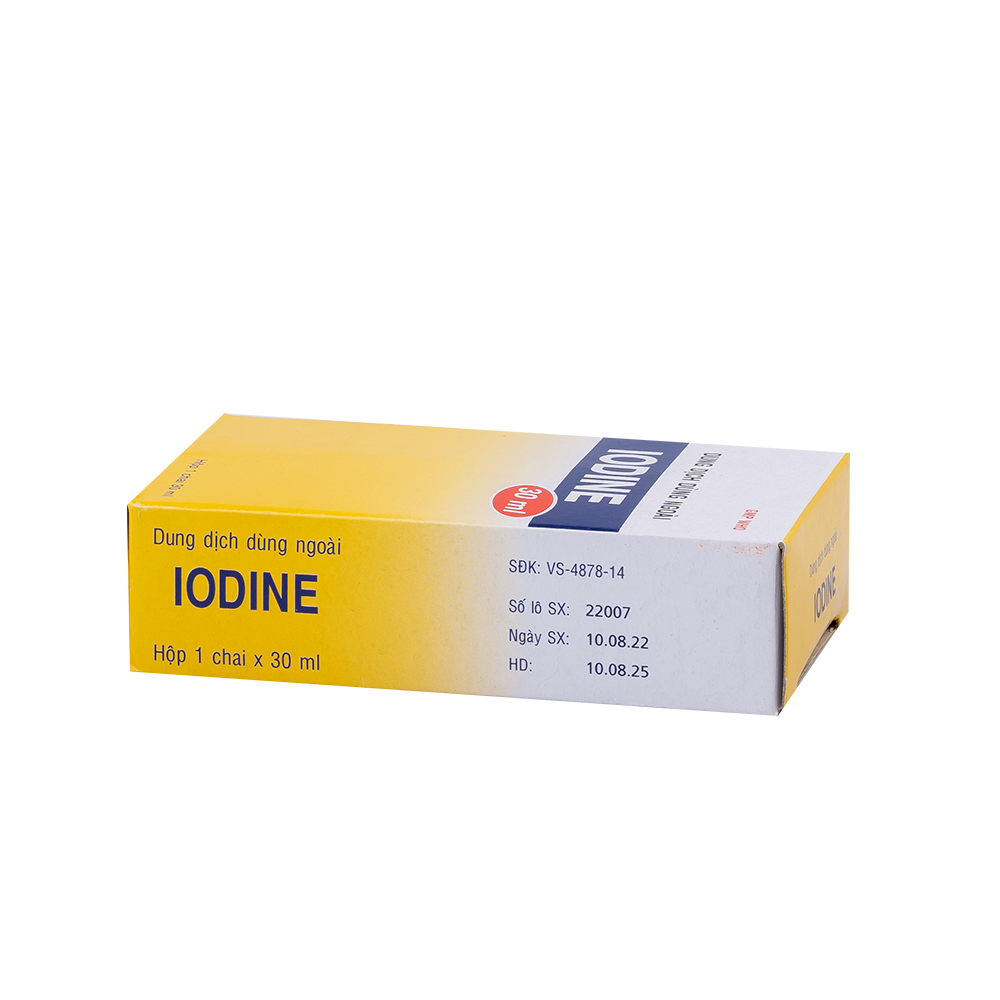 Iodine 30ml H/1 Hộp 1 Lọ Bidiphar