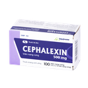 Cephalexin 500 mg Hộp 10 vỉ x 10 viên Imexpharm