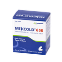 Mexcold 650 Hộp 10 vỉ x 10 viên Imexpharm