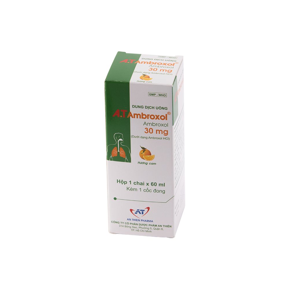 A.T AMBROXOL Hộp 1 chai 60 ml