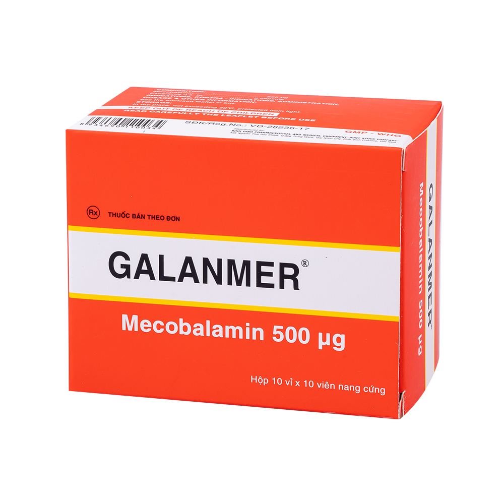 Galanmer H/100 Hộp 10 Vỉ x 10 Viên Bidiphar