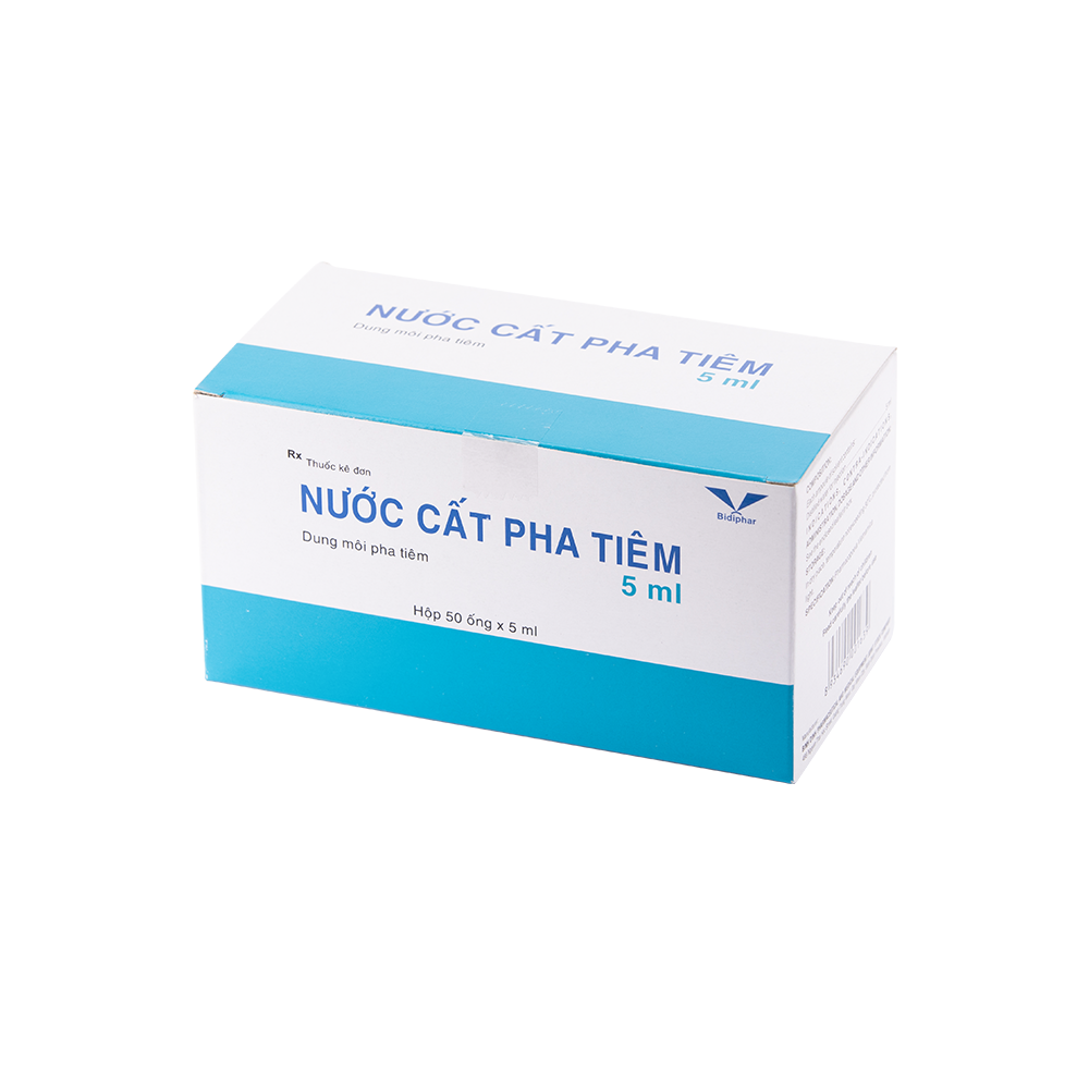 Nước cất pha tiêm 5ml H/50