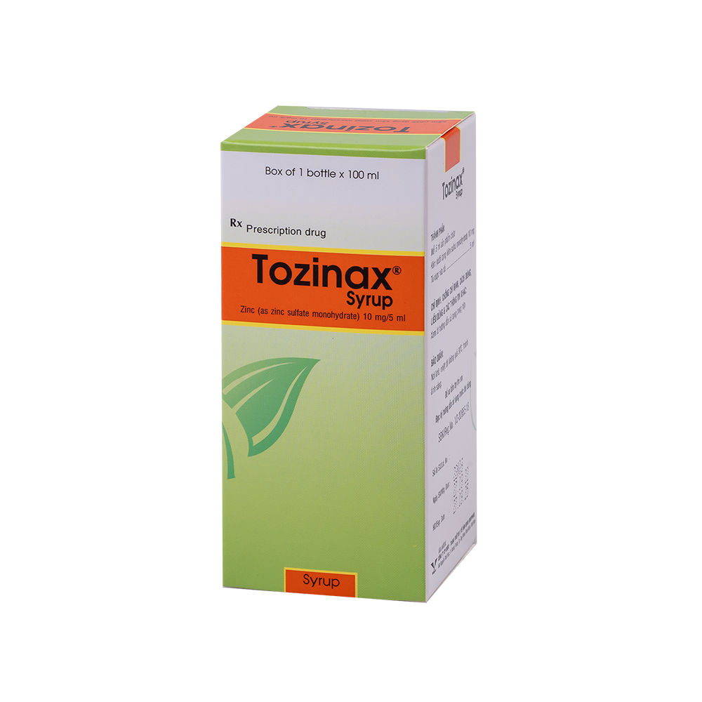 Tozinax syrup H/1 Hộp 1 Lọ Bidiphar