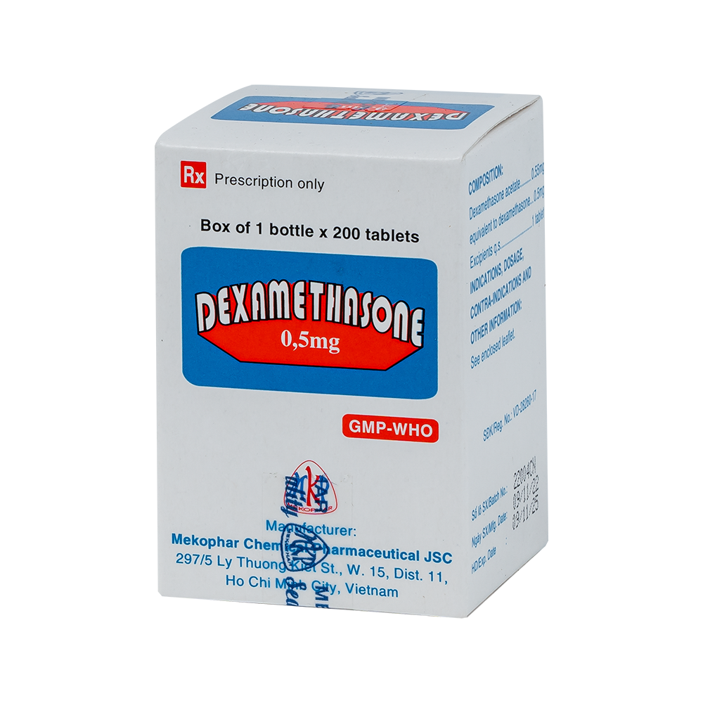 DEXAMETHASONE 0,5mg (C/200VNE-Cam)