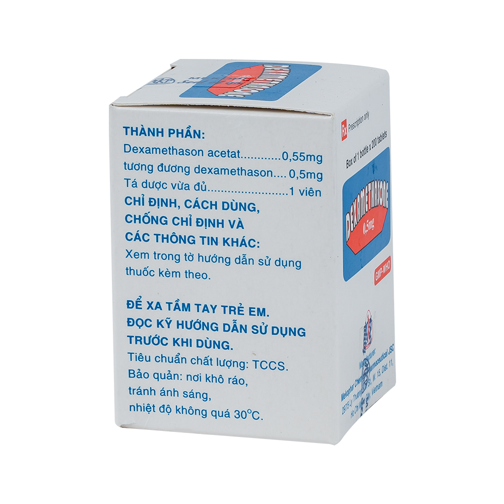 DEXAMETHASONE 0,5mg (C/200VNE-Cam)