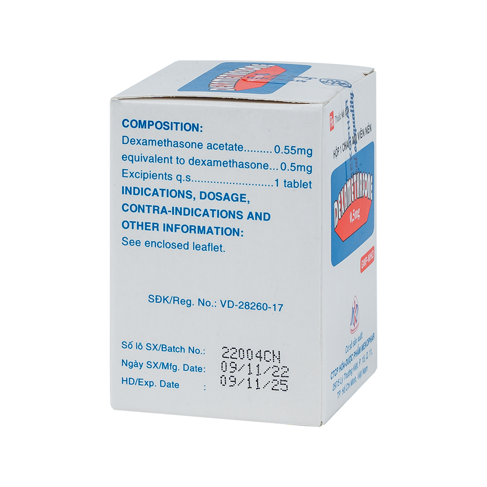 DEXAMETHASONE 0,5mg (C/200VNE-Cam)