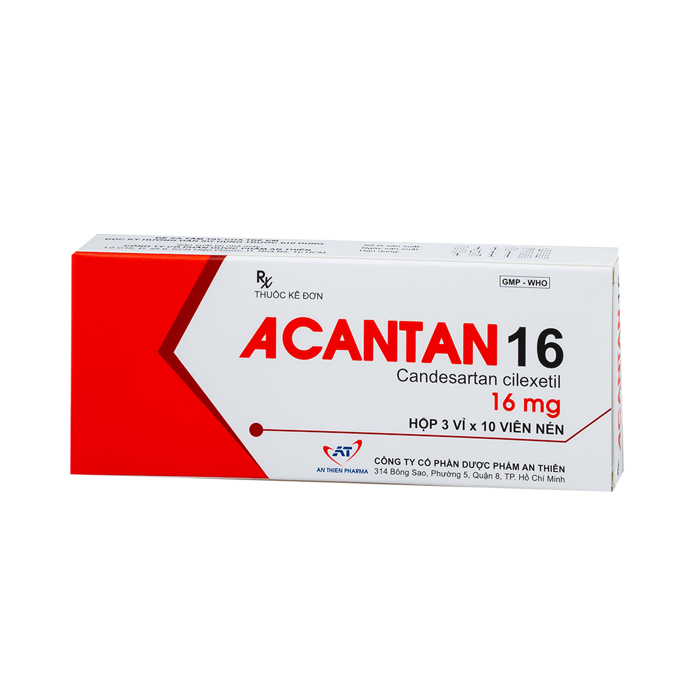 ACANTAN 16 Hộp 3 vỉ x 10 viên An Thiên