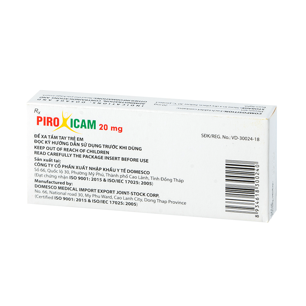 Piroxicam 20 mg