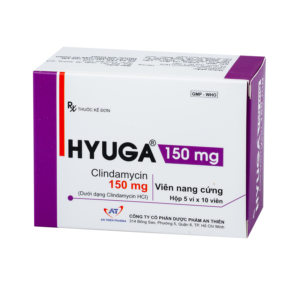HYUGA 150mg Hộp 5 vỉ x 10 viên An Thiên