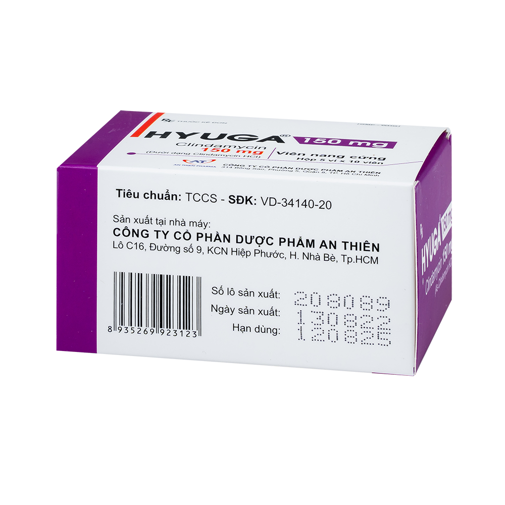 HYUGA 150mg Hộp 5 vỉ x 10 viên An Thiên