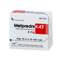METPREDNI 4 A.T Hộp 10 vỉ x 10 viên An Thiên