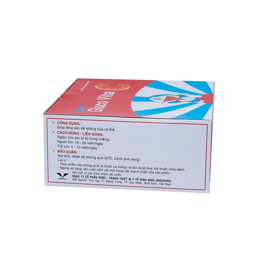 BDF GLUCO VITA C TPBVSK - BÌ/12 Hộp 60 gói Bidiphar