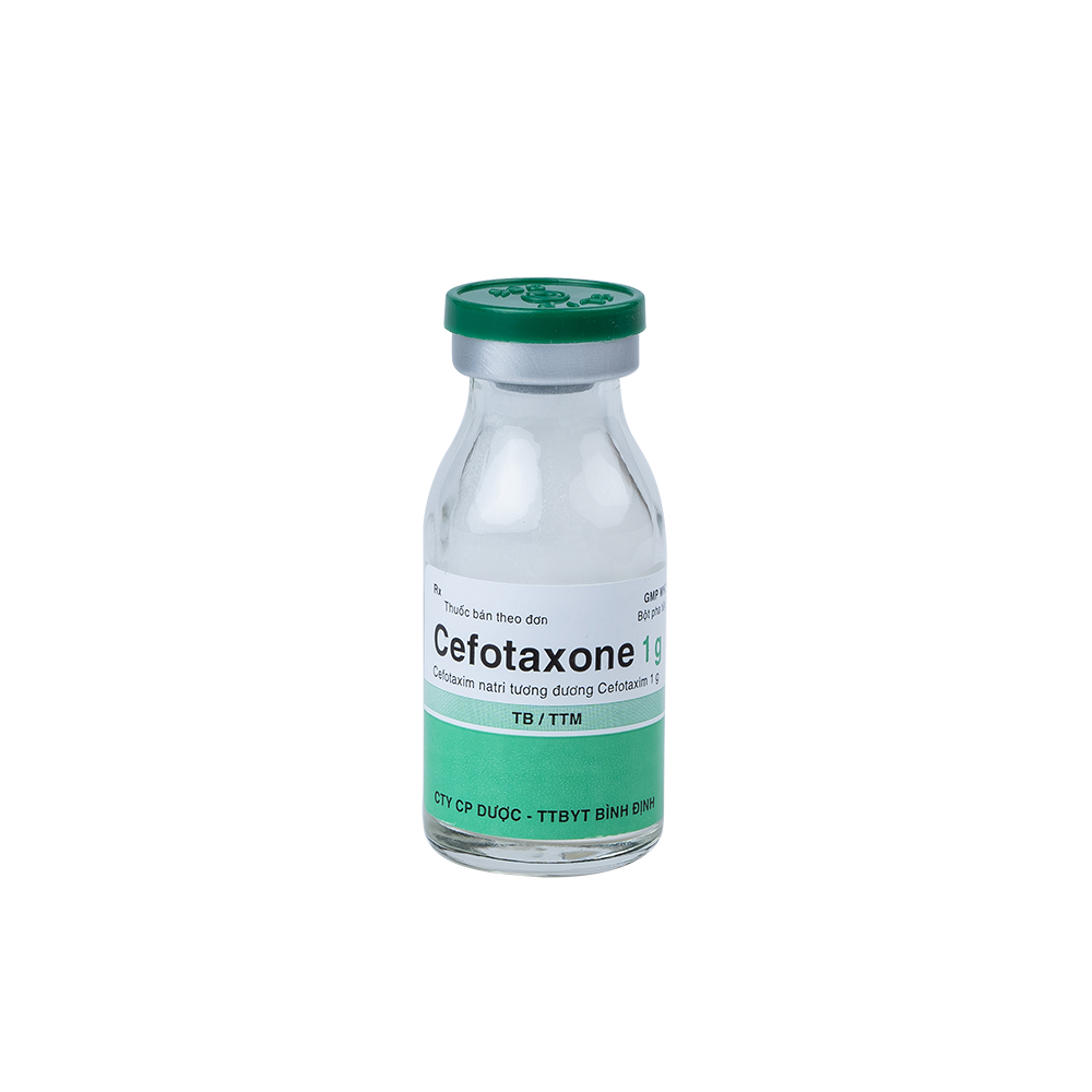 Cefotaxone 1g Hộp 10 Lọ BIDIPHAR