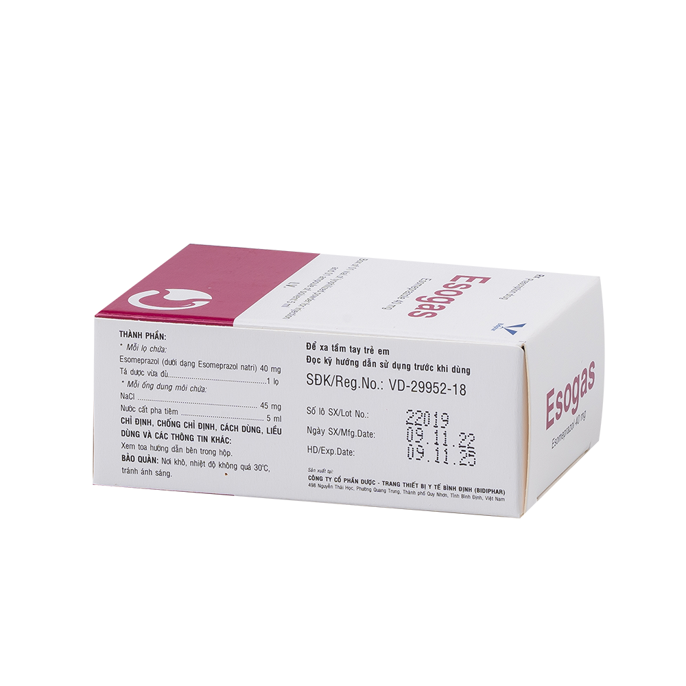 Esogas Hộp 1 lọ BIDIPHAR