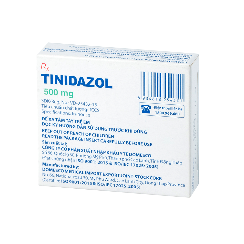 Tinidazol 500 mg