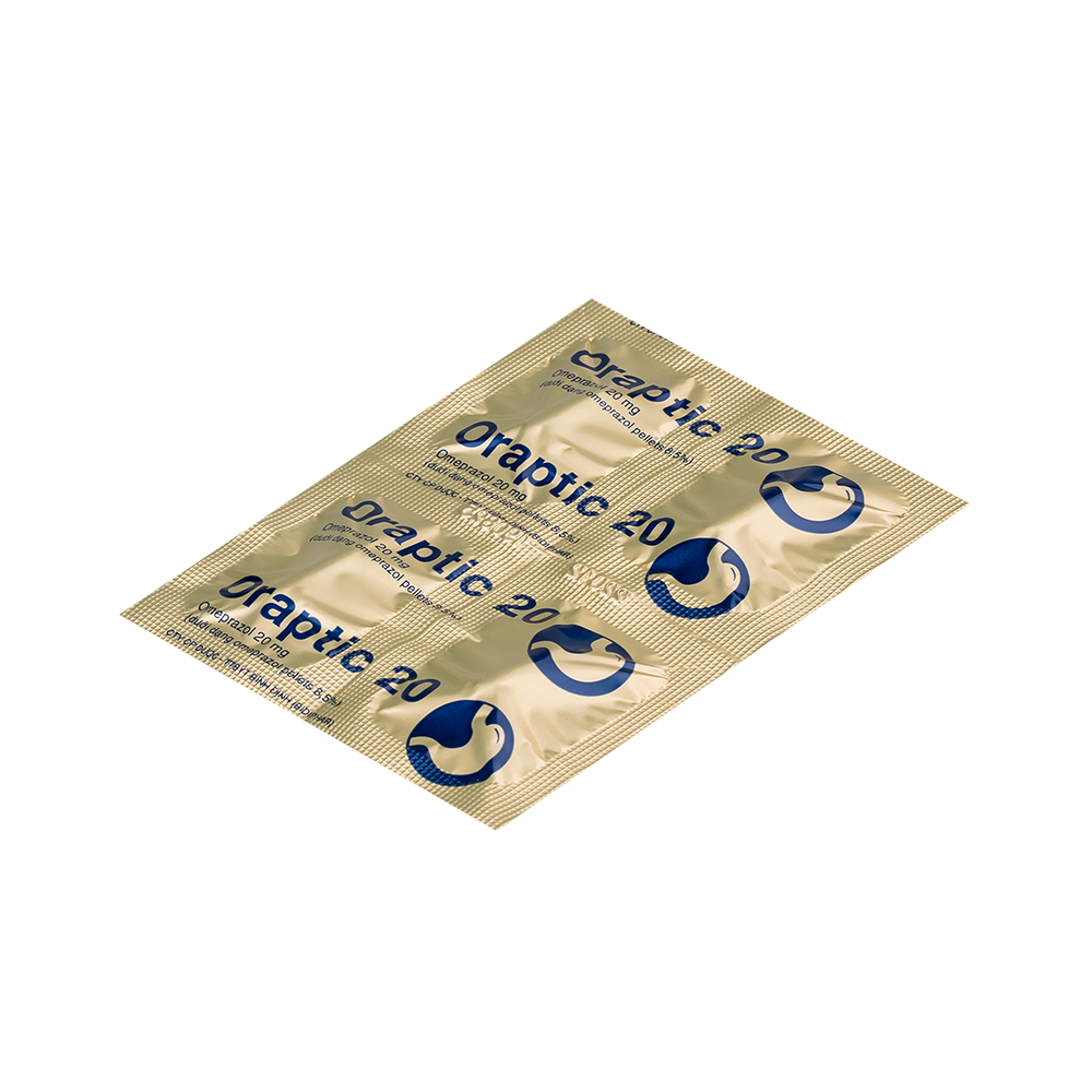 Oraptic 20 Hộp 5 Vỉ x 4 Viên BIDIPHAR