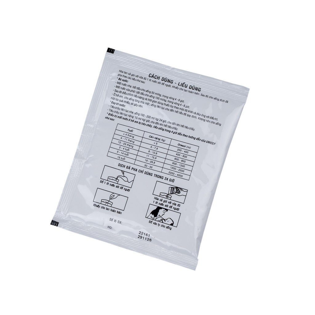 Oresol Hộp 100 Gói BIDIPHAR