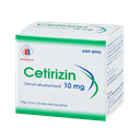 Cetirizin 10 mg Hộp 10 vỉ x 10 viên Domesco