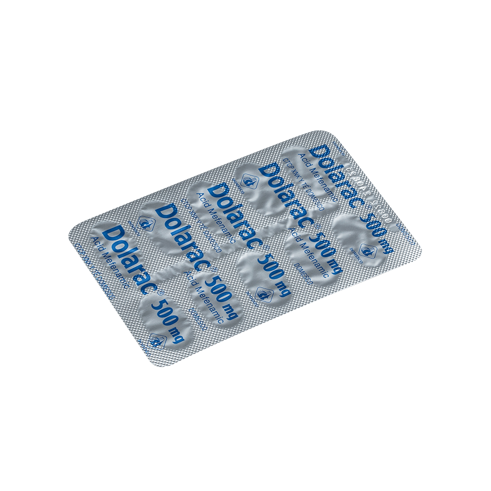 Dolarac 500mg Hộp 10 vỉ x 10 viên Domesco