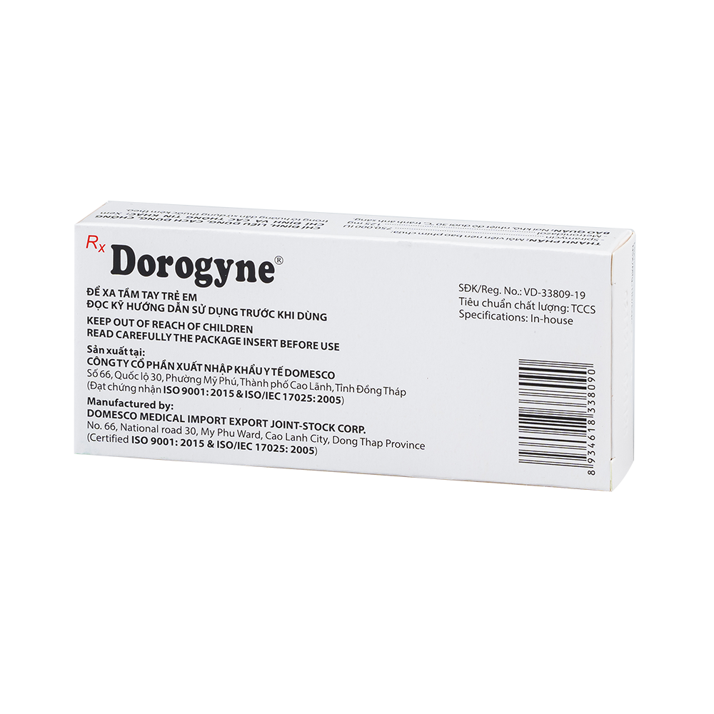 Dorogyne Hộp 2 vỉ x 10 viên Domesco