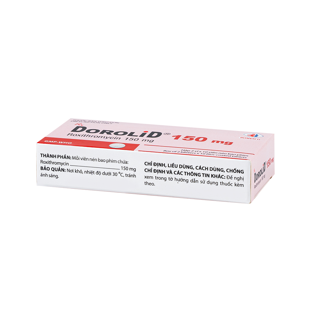 Dorolid 150 mg Hộp 2 vỉ x 10 viên Domesco