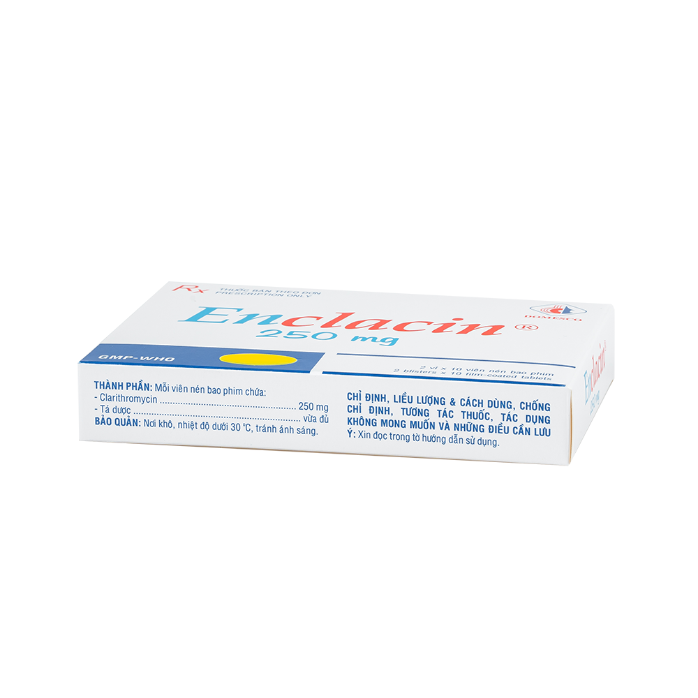 Enclacin 250mg Hộp 2 vỉ x 10 viên Domesco