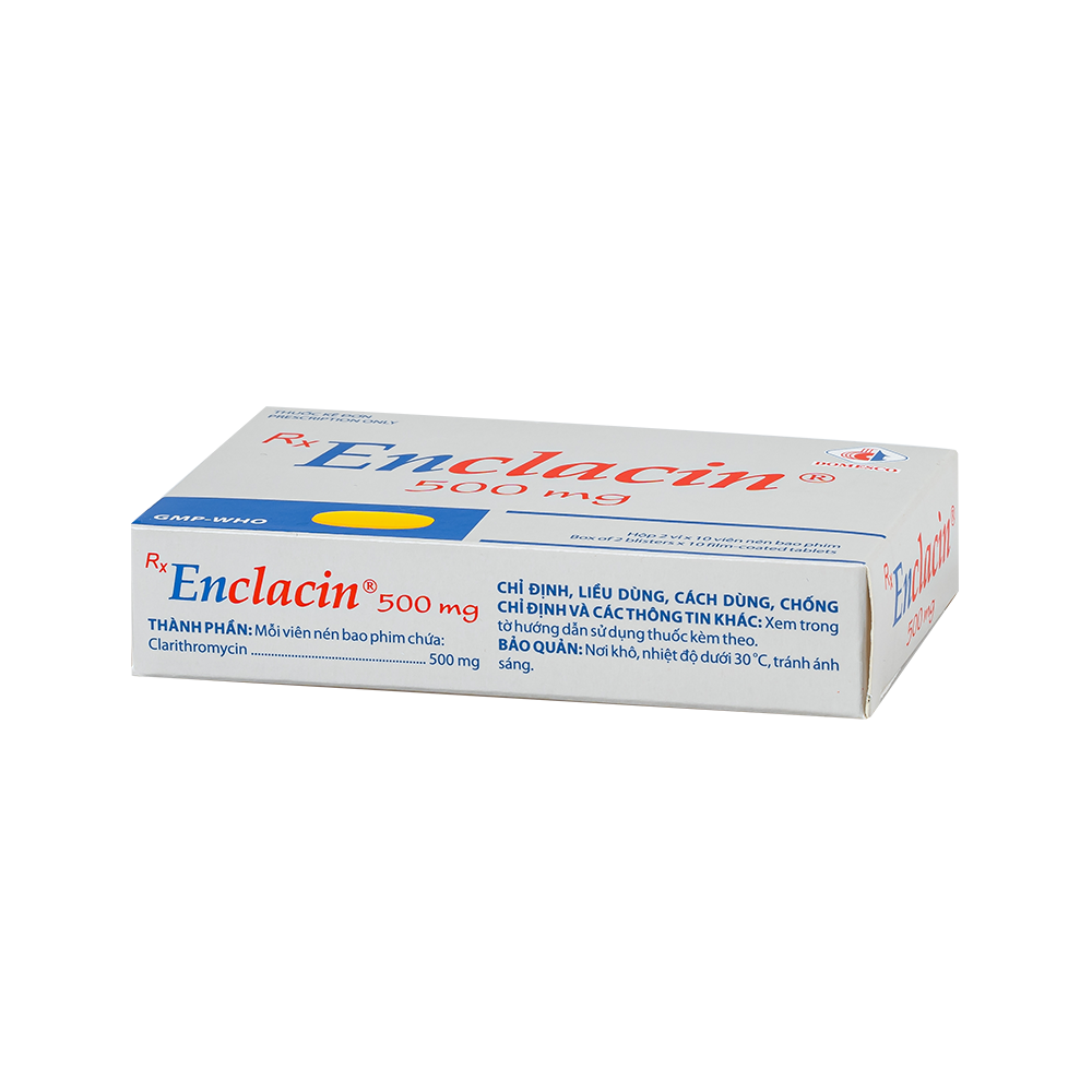 Enclacin 500mg Hộp 2 vỉ x 10 viên Domesco