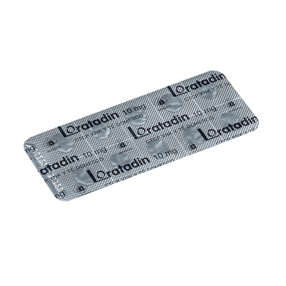 Loratadin 10 mg Hộp 2 vỉ x 10 viên Domesco
