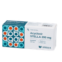 Acyclovir Stella 200mg Hộp/25viên Stella
