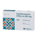 Clarithromycin Stella 250mg Hộp/20viên Stella