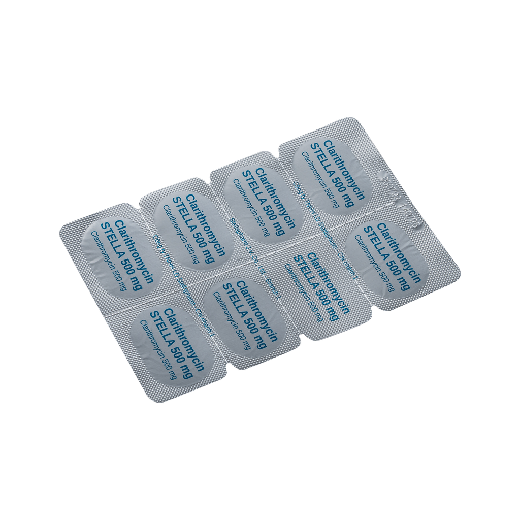 Clarithromycin Stella 500mg Hộp/28viên Stella