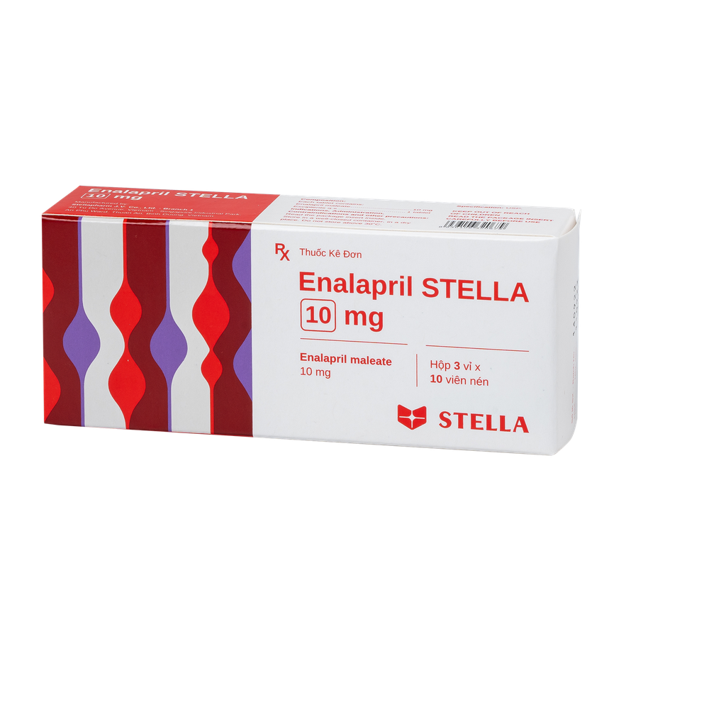 Enalapril Stella 10mg Hộp/30viên Stella