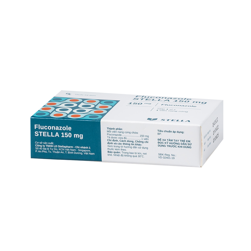 Fluconazol Stella 150mg Hộp/01viên  Stella