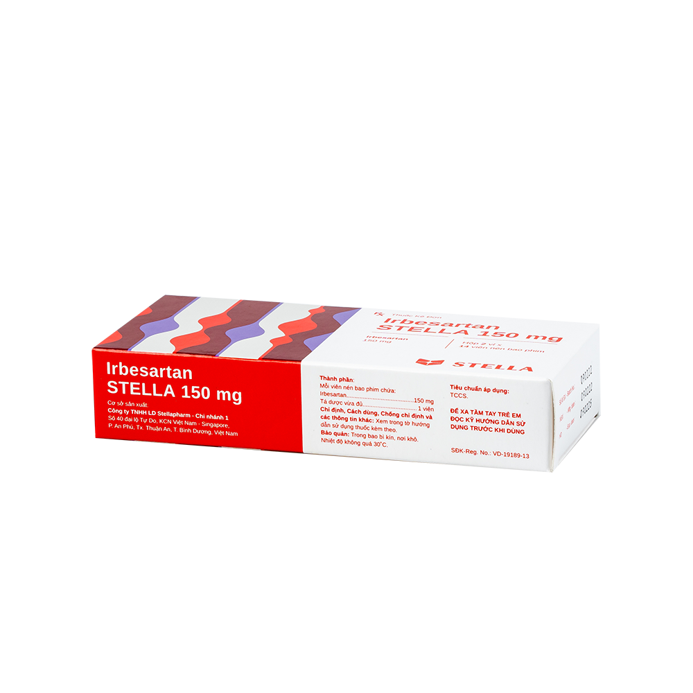 Irbesartan Stella 150mg Hộp/28viên Stella