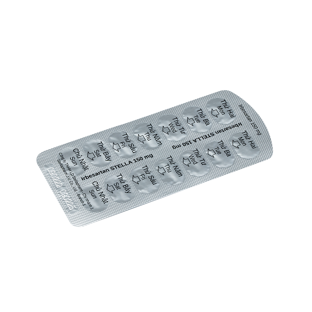 Irbesartan Stella 150mg Hộp/28viên Stella