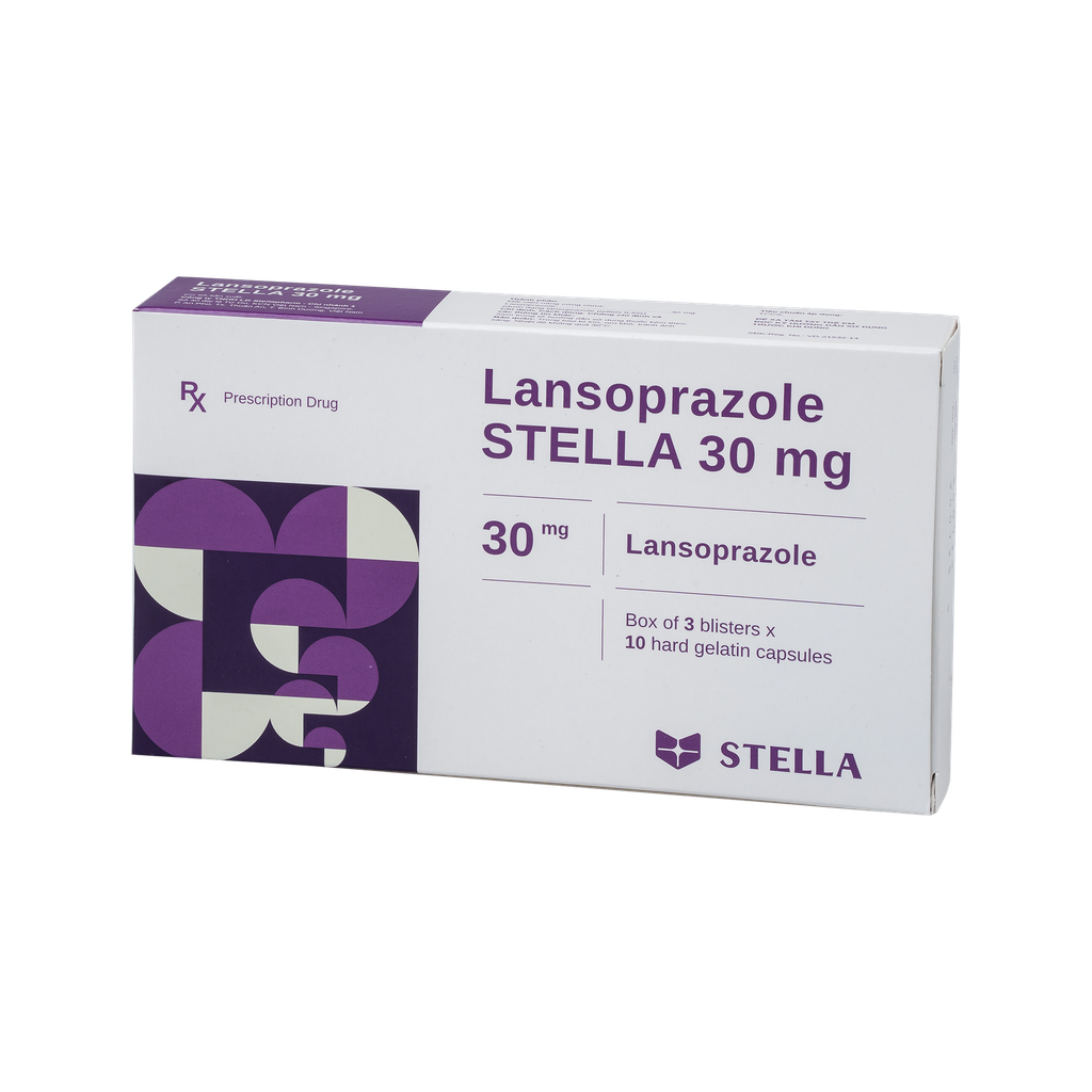 Lansoprazol Stella 30mg Hộp/ 30viên Stella