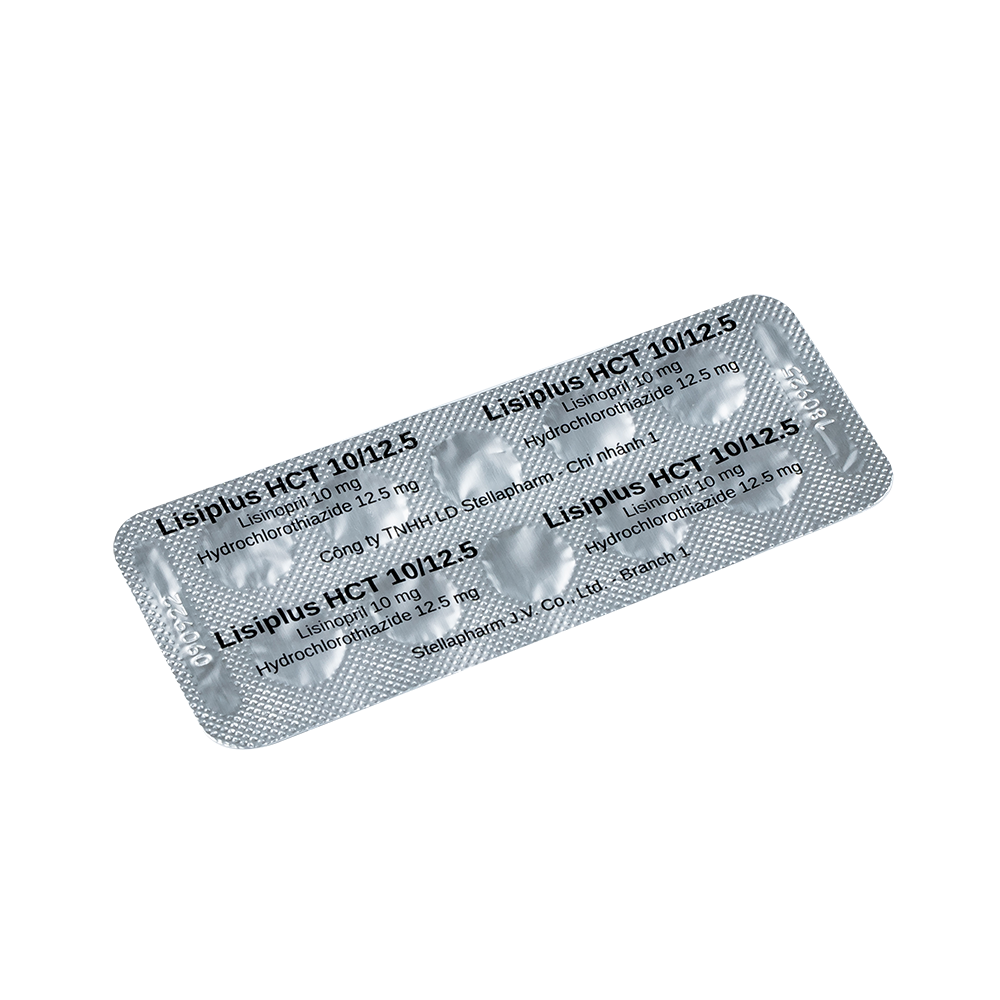 Lisiplus HCT 10/12.5 Hộp/30viên Stella