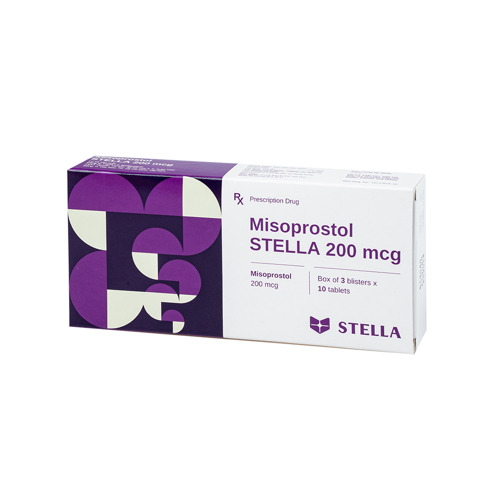 Misoprostol Stella 200mcg Hôp/30viên Stella
