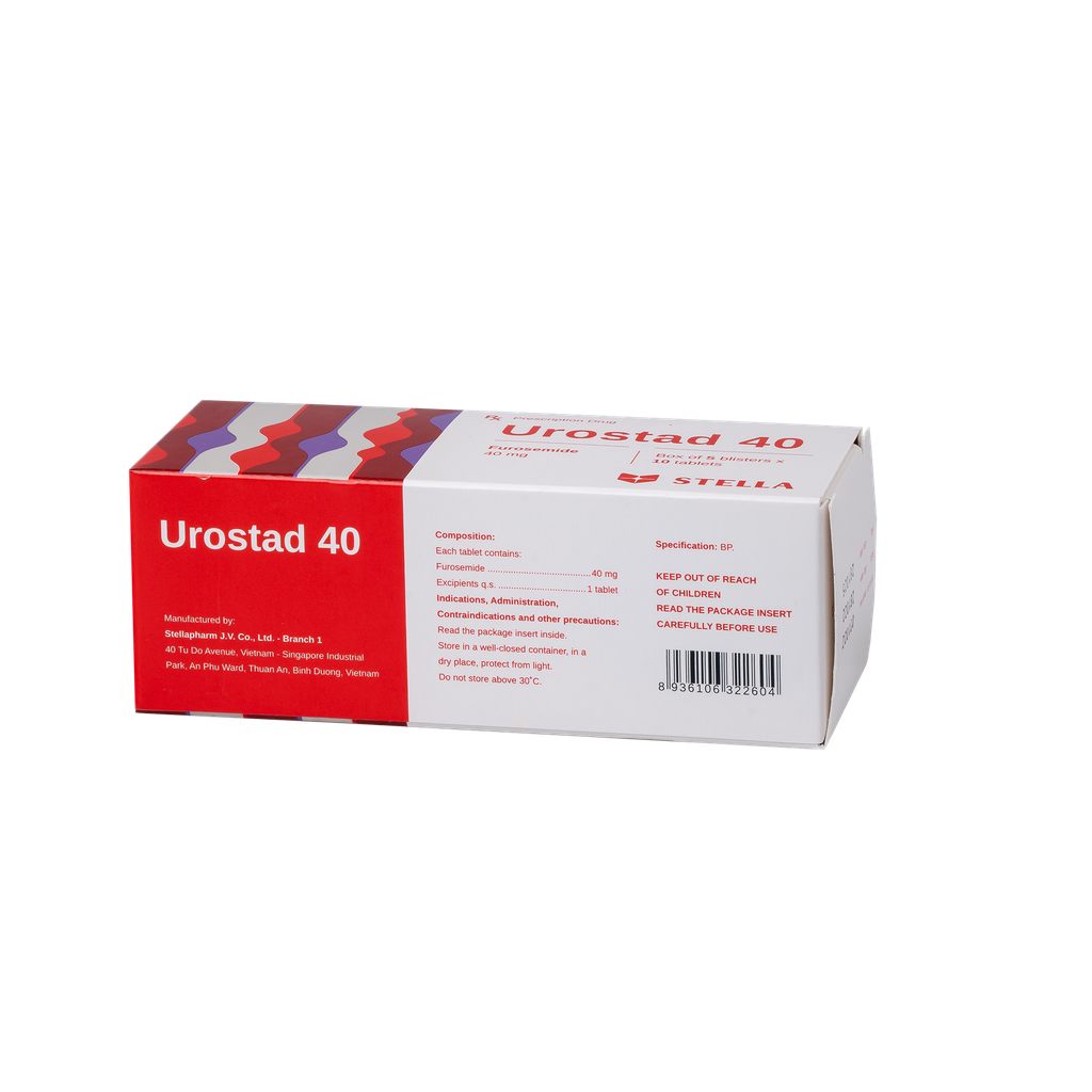 Urostad 40 Hộp/50viên Stella