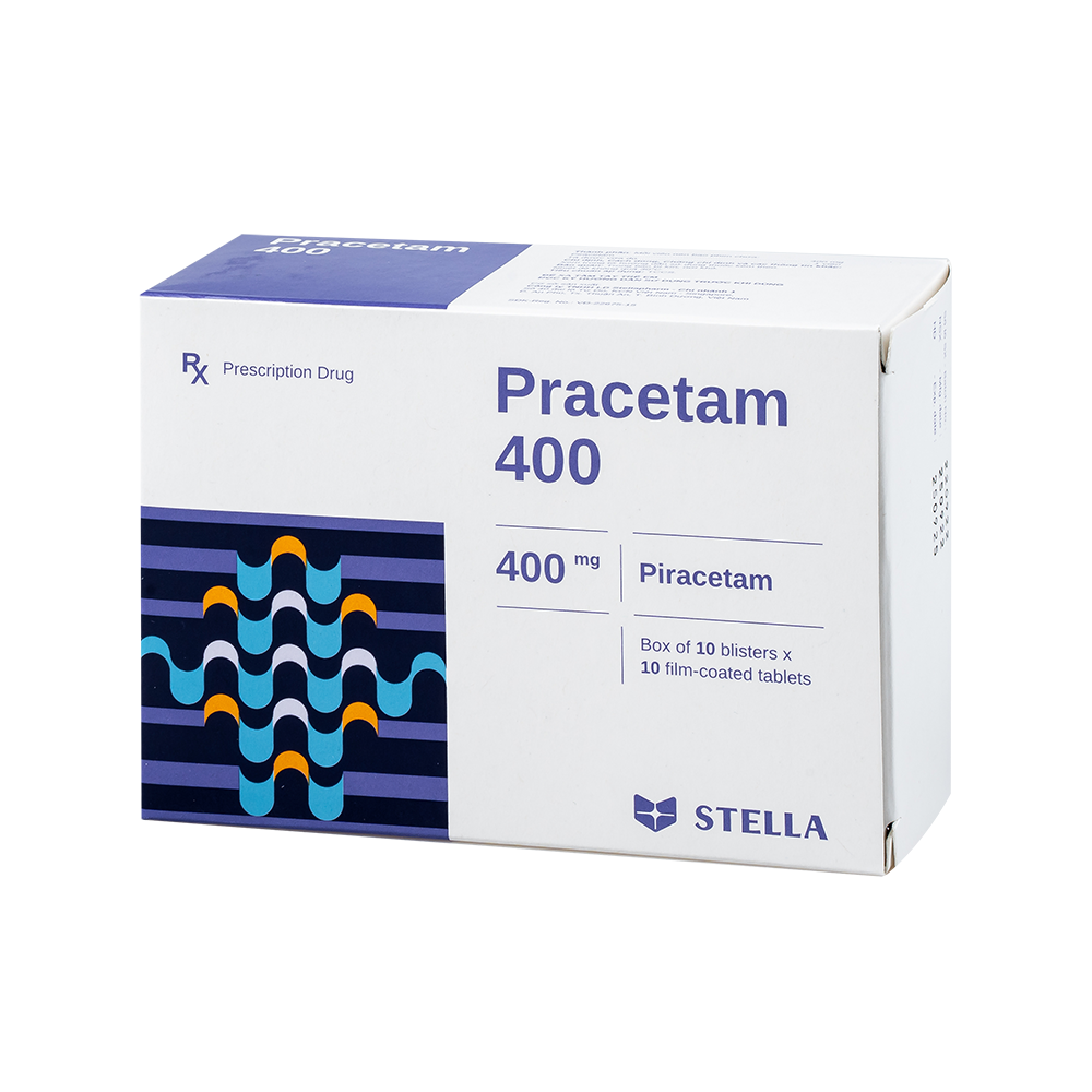 Pracetam 400 Hộp/100viên Stella