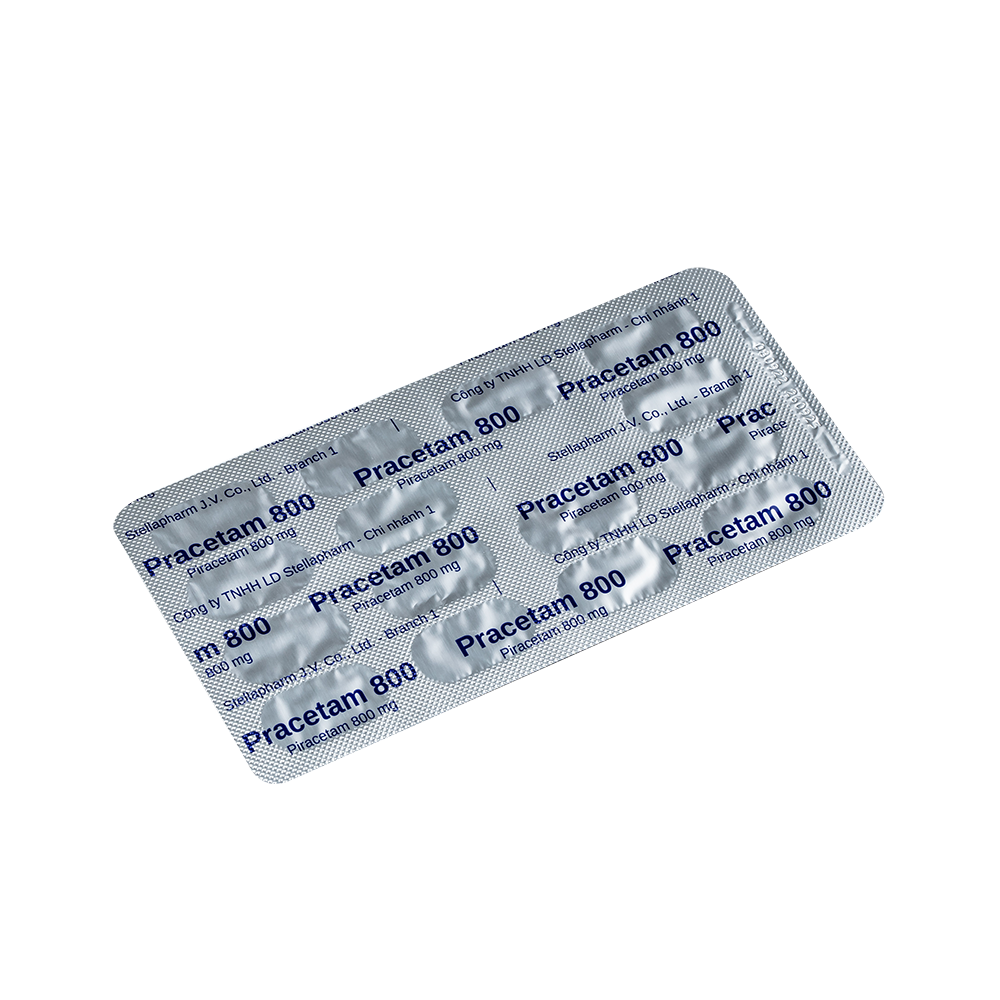 Pracetam 800 Hộp/90viên Stella