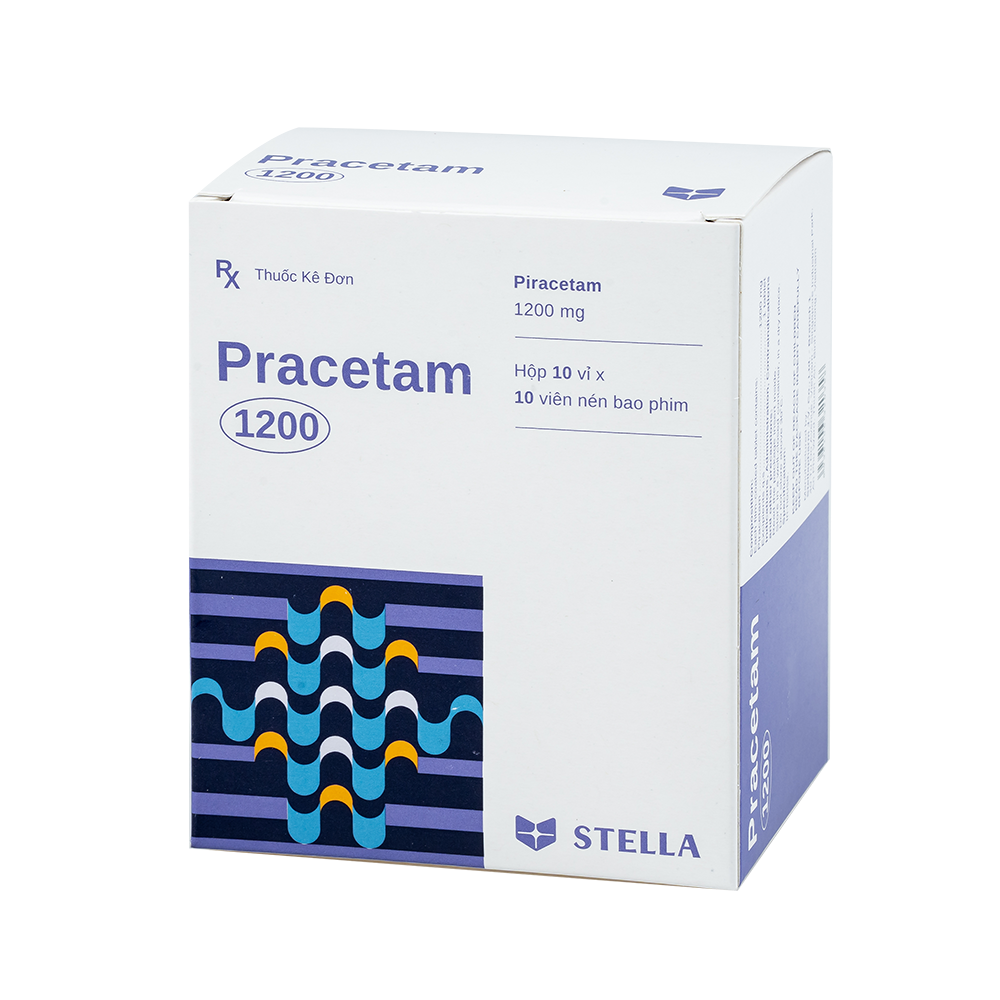 Pracetam 1200 Hộp/100viên Stella