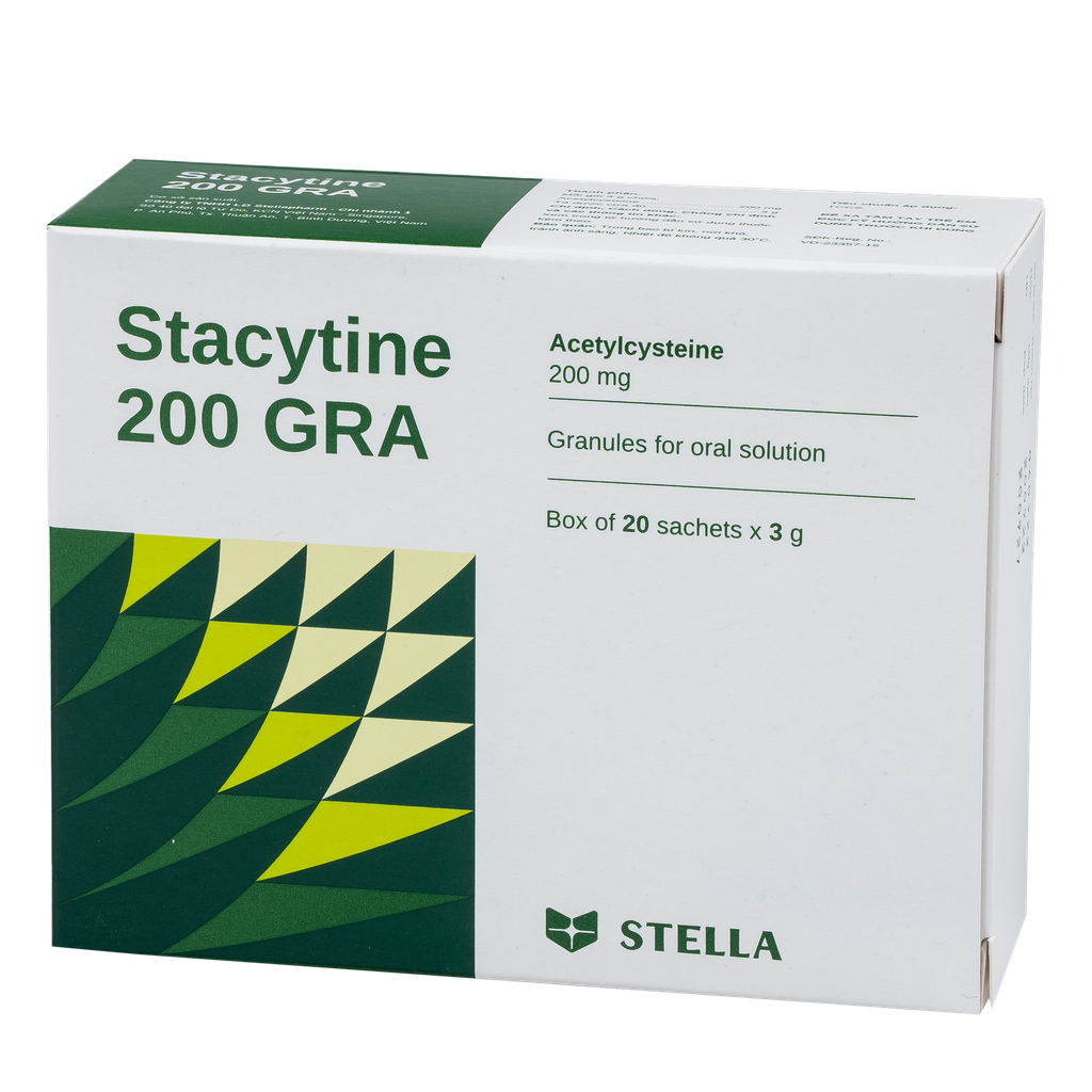 Stacytine 200 GRA Hộp/20gói Stella